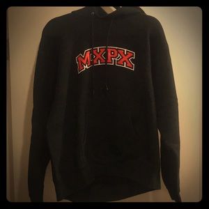 Men’s XL Used MxPx black hoodie sweatshirt.